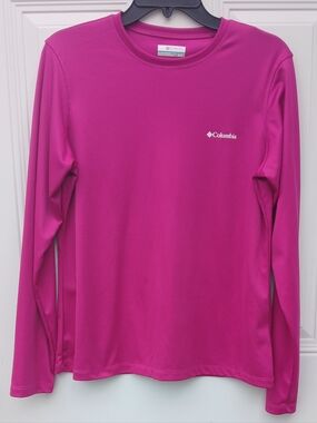 Columbia Women's Long Sleeve Performance Shirt - Bright Fuchsia